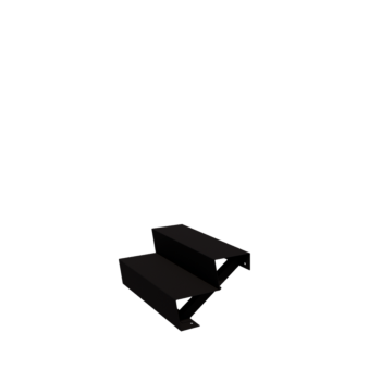 l`escalier noir New York 2-étape (largeur 80 cm)