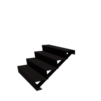 l`escalier noir New York 4-étape (largeur 120 cm)