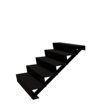 l`escalier noir New York 5-étape (largeur 100 cm)