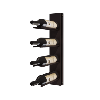 Rangement bouteille à vin en acier - Puglia - 10,6 x 29 x 55 cm - Bronze