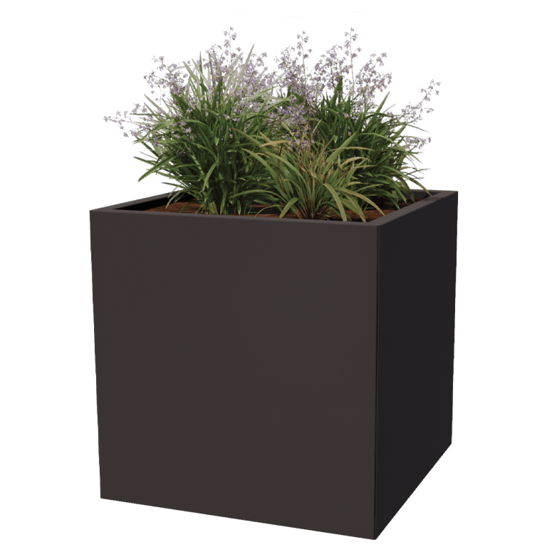 Bac à plantes en acier thermolaqué Miami 70 x 70 cm