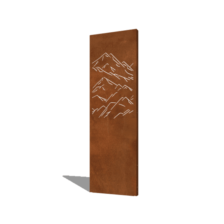 Montagnes en acier corten partie 1