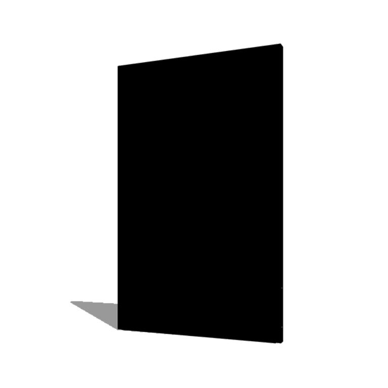 Panneau de base 120 cm, peint par poudrage