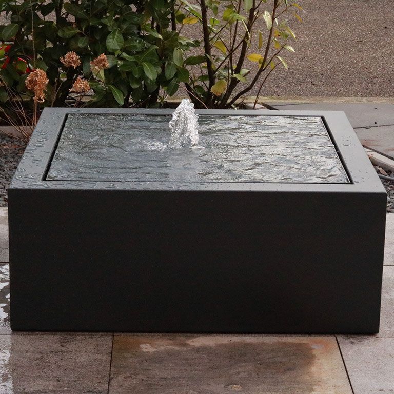 Table d'eau en aluminium 100 x 100 x 40 cm
