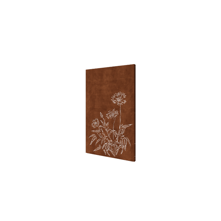 Acier corten bleuet