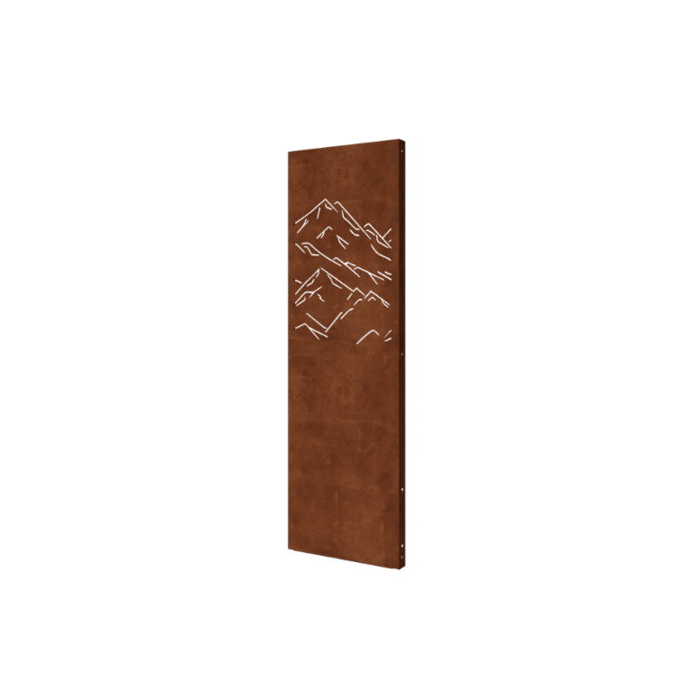 Montagnes en acier corten partie 3