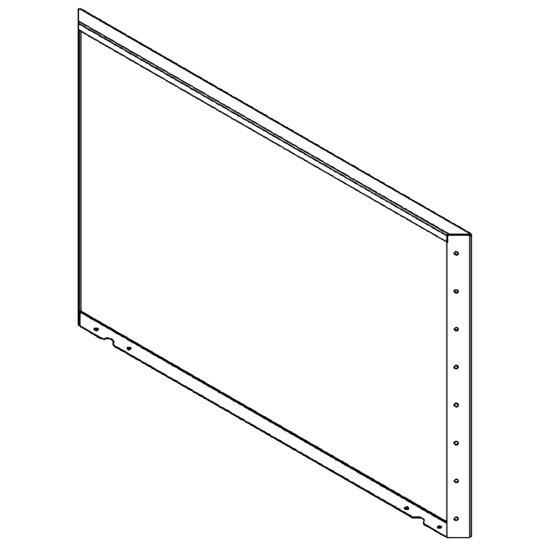 Panneau en acier peint par poudrage 80 x 120 cm Panneau en acier peint par poudrage 80 x 120 cm