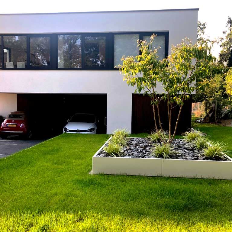 Bac à plantes en acier thermolaqué Miami xxl 300 x 300 cm