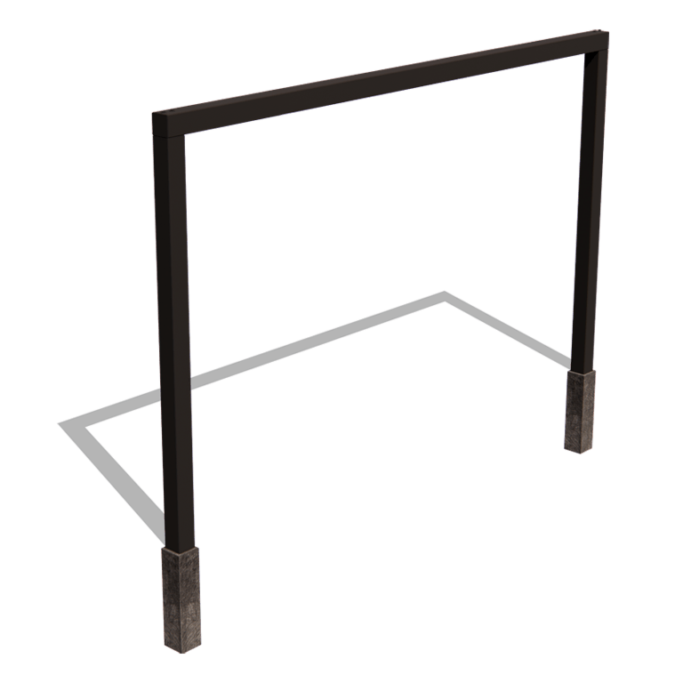 Pergola droite en acier thermolaqué 400 cm