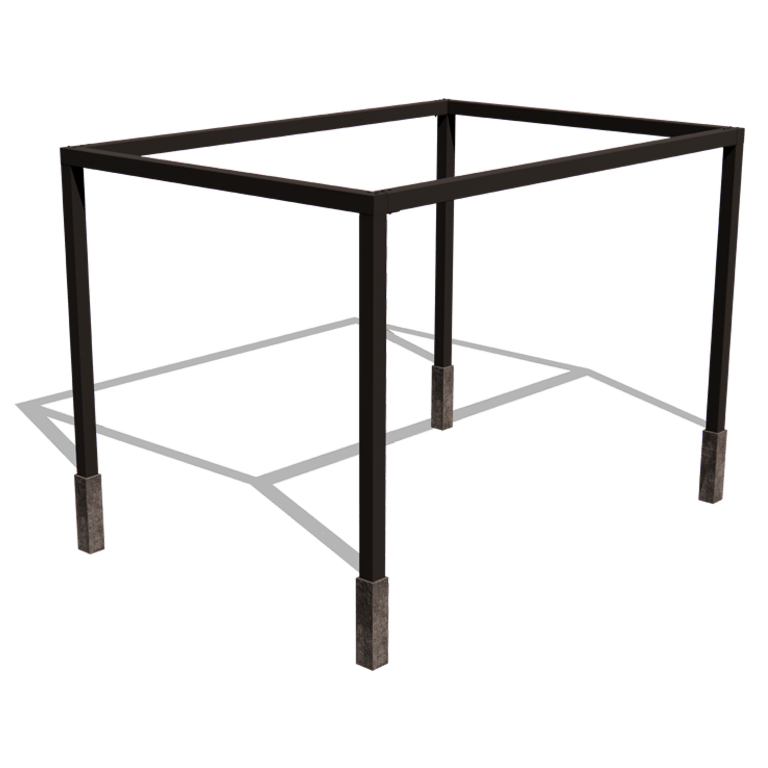 Pergola carré en acier thermolaqué 424 x 300 cm