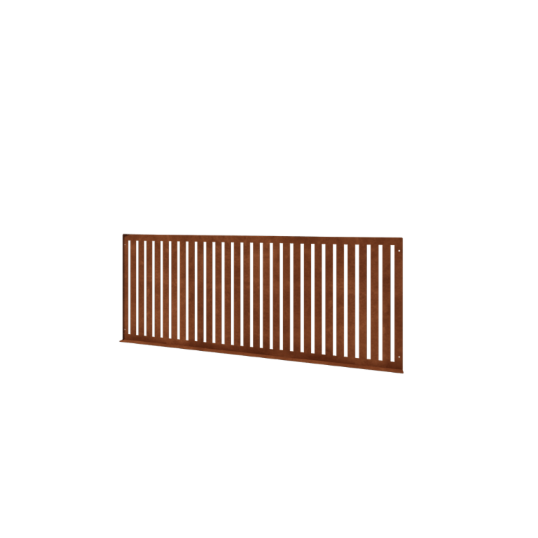 Clôtures ornementales acier corten S 149 x 60 cm