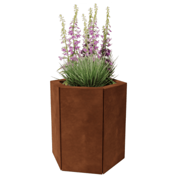 Bac à plantes en acier corten Denver 20