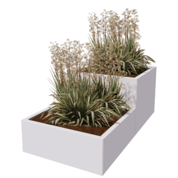 Bac à plantes en acier thermolaqué Miami special II 80