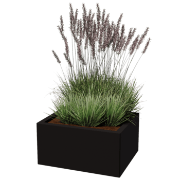 Bac à plantes en acier thermolaqué Texas 50 x 60 cm