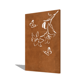 Lys en acier corten