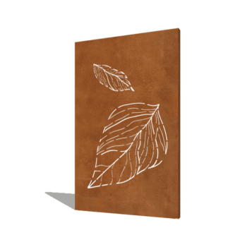 Feuilles tombantes en acier Corten