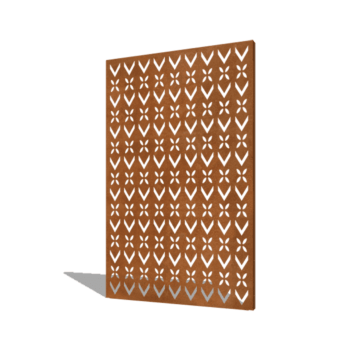Composition de la conception de la toiture en acier corten 1
