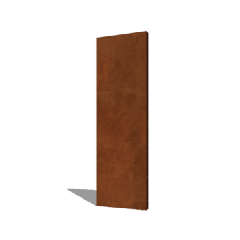 Panneau de base en acier corten 60 cm
