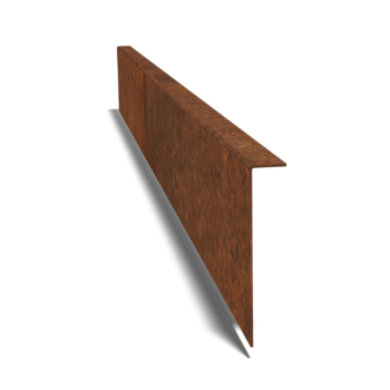 Bordure en acier corten à bord replié 22 cm (longueur 150 cm)