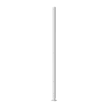 Angle droit avec pied plat, peint par poudrage