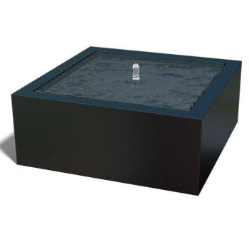 Table d'eau en aluminium 100 x 100 x 40 cm