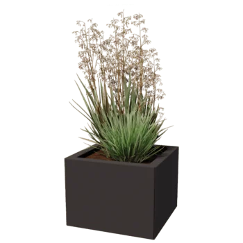 Jardinière en acier - Carré - 40 x 40 cm