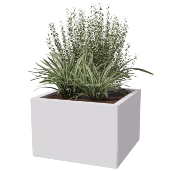 Jardinière en acier - Carré - 60 x 60 cm