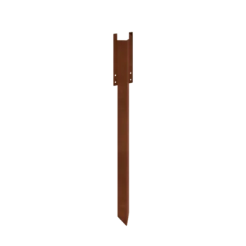 Piquet de bordure en acier Corten - Hauteur bordures de jardin XL 45 cm