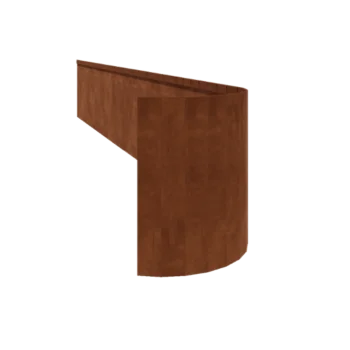 Bordures de jardin en acier Corten - Écrasé FLEX - Hauteur 45 cm - 150 cm