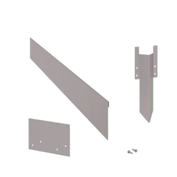 Bordures de jardin en acier galvanisé - Écrasé - Hauteur 13 cm - Kit complet 24 mètre