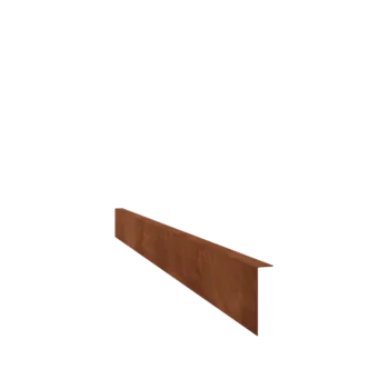 Bordures de jardin en acier Corten - Corpulent - Hauteur 12 cm - 150 cm