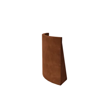 Mur de soutènement en acier Corten - Courbe extérieure - 50 x 50 x 60 cm