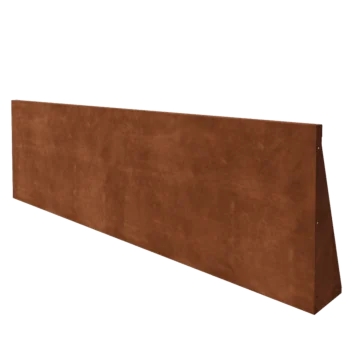 Mur de soutènement en acier Corten - Droit - 200 x 60 cm