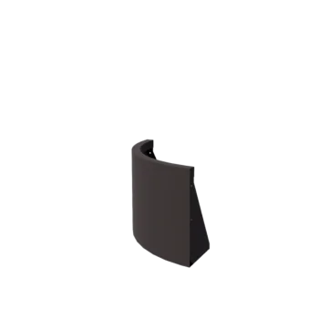 Mur de soutènement en acier - Courbe extérieure - 50 x 50 x 40 cm - Autre couleur RAL