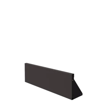 Mur de soutènement en acier - Droit - 100 x 30 cm - Autre couleur RAL