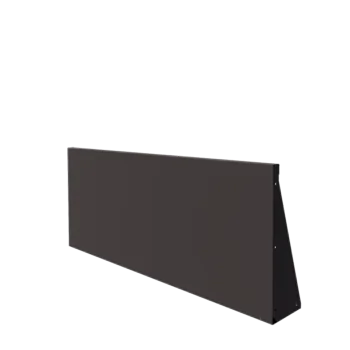 Mur de soutènement en acier - Droit - 150 x 60 cm - RAL7016 mat (gris anthracite)