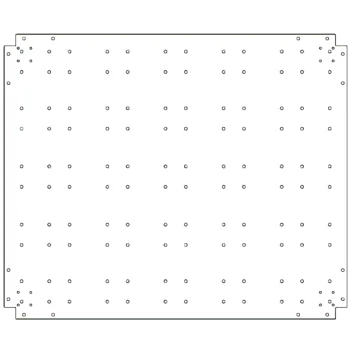 Plaque de fond en acier galvanisé - 100 x 120 cm