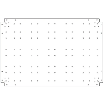 Plaque de fond en acier galvanisé - 80 x 120 cm