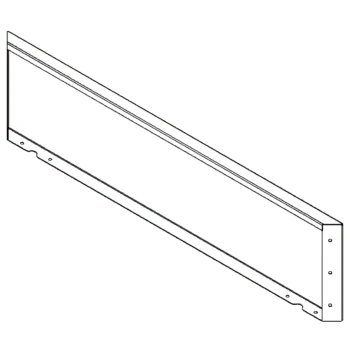 Jardinière en acier Corten - Panneau 30 x 120 cm