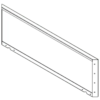 Jardinière en acier Corten - Panneau 40 x 120 cm