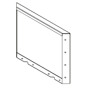 Jardinière en acier Corten - Panneau 40 x 50 cm