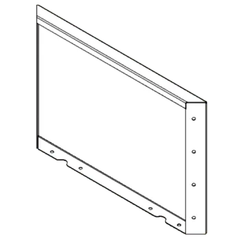Jardinière en acier Corten - Panneau 40 x 60 cm