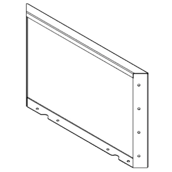 Jardinière en acier - Panneau 40 x 60 cm - RAL7016 mat (gris anthracite)