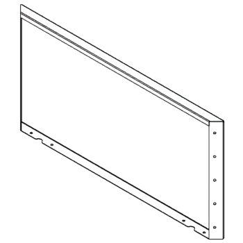 Jardinière en acier Corten - Panneau 50 x 100 cm