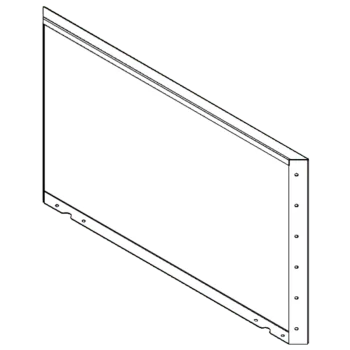 Jardinière en acier Corten - Panneau 60 x 100 cm