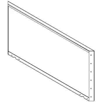 Jardinière en acier Corten - Panneau 60 x 120 cm