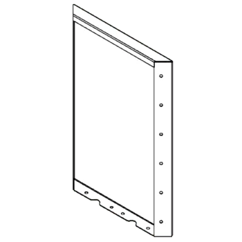 Jardinière en acier Corten - Panneau 60 x 40 cm