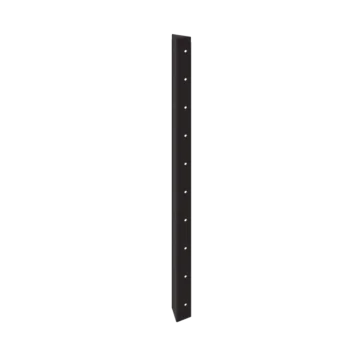 Jardinière en acier - Pièce d'angle 90° - 100 cm - RAL7016 mat (gris anthracite)