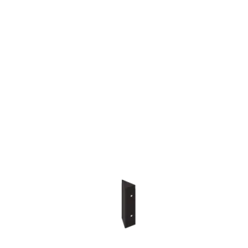 Jardinière en acier - Pièce d'angle 90° - 20 cm - RAL7016 mat (gris anthracite)