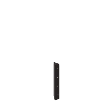 Jardinière en acier - Pièce d'angle 90° - 40 cm - RAL7016 mat (gris anthracite)